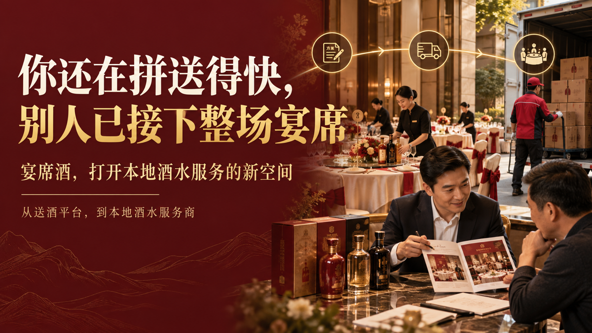 本地酒水即时零售企业, 如何通过宴席酒服务提升经营能力?