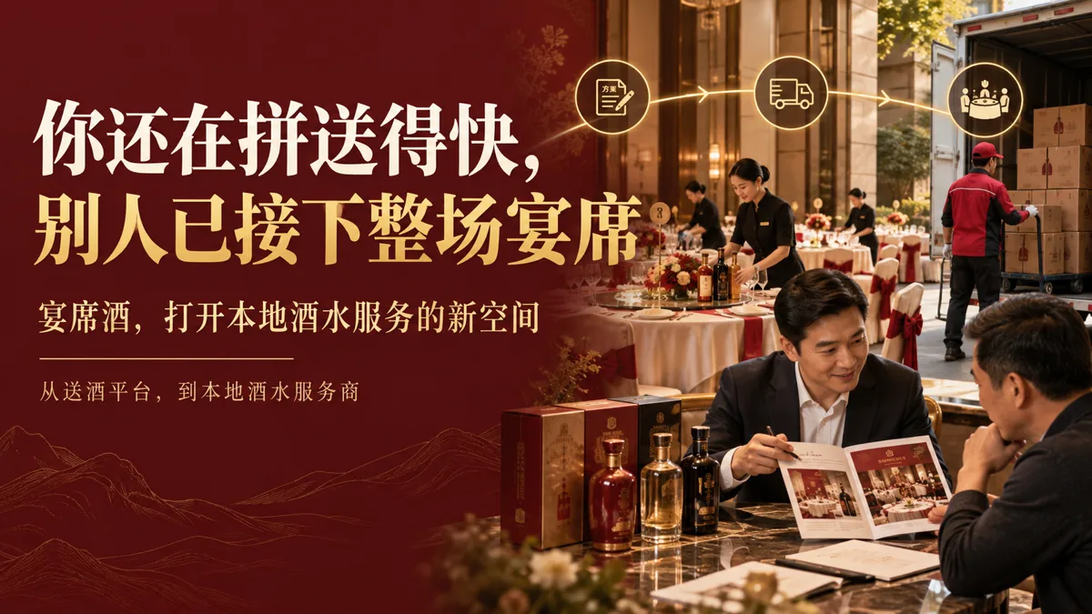 本地酒水即时零售企业, 如何通过宴席酒服务提升经营能力？