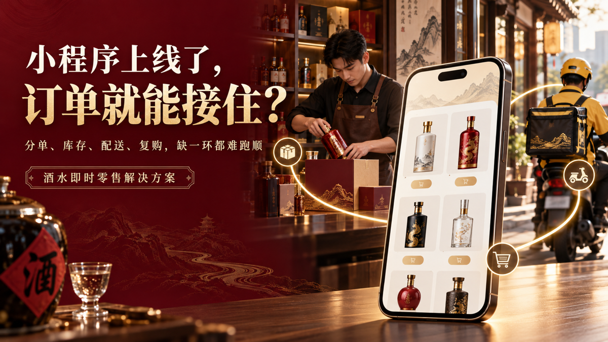 Alcohol Instant Retail Solution: From Mini-Program Ordering to Same-City Delivery, Helping Alcohol Merchants Connect Sales, Fulfillment, and Repurchase Loops
