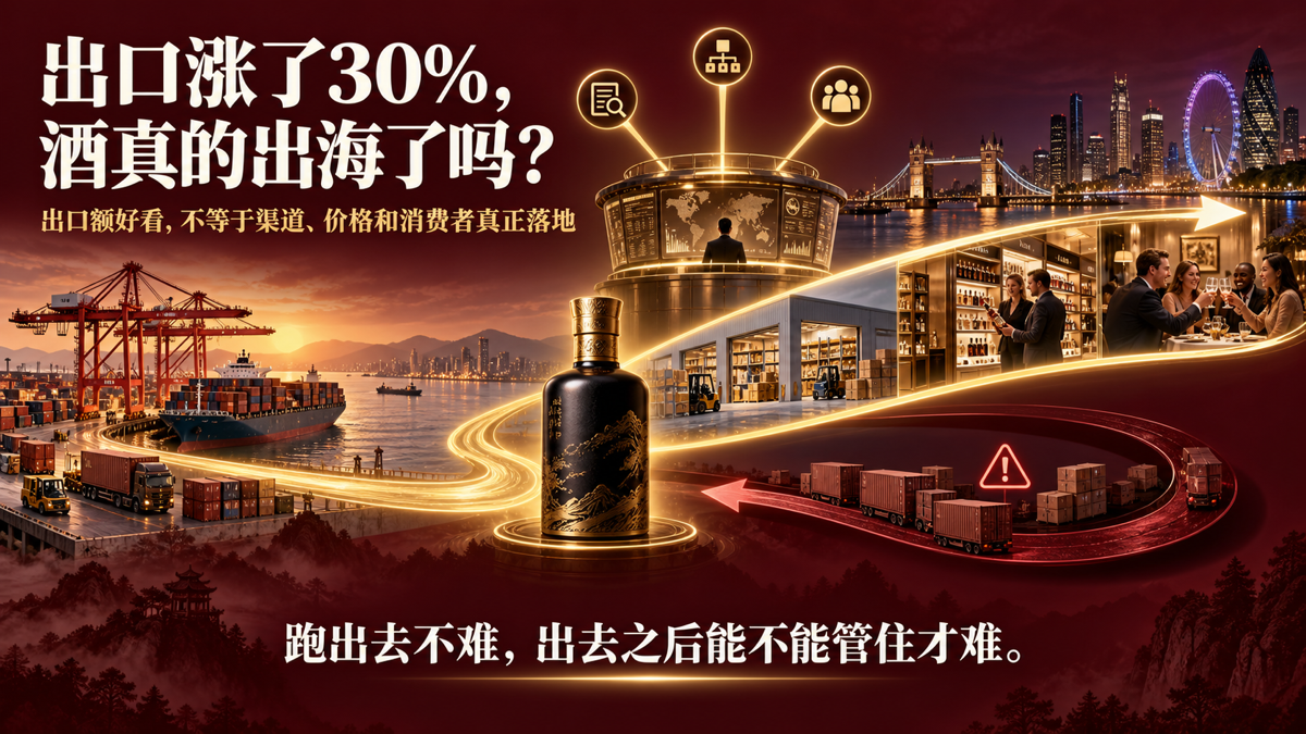Baijiu’s Half-Year Export Report: Exports Rose 30%, Yet 90% of Exported Baijiu May Never Reach Overseas Consumers